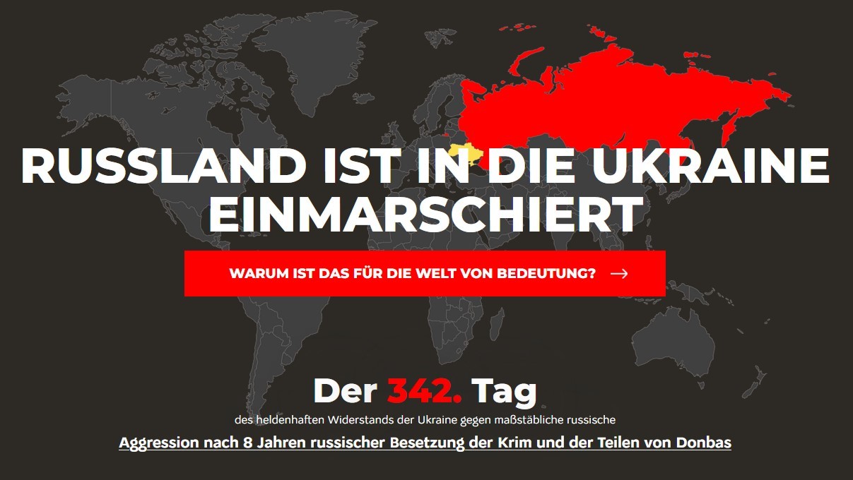 Offizielle Ukraine Webseite